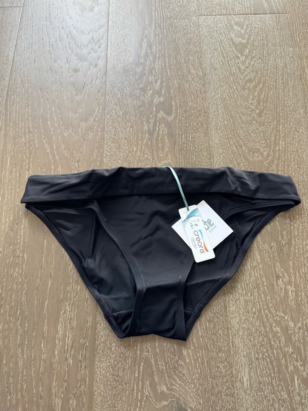 Panache Anya Riva foldover Black Bikini Bottoms